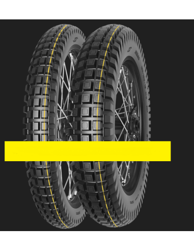 MITAS 80/100 -21 51P ENDURO HYBRID SUPER  TL M+S (Raya amarilla)