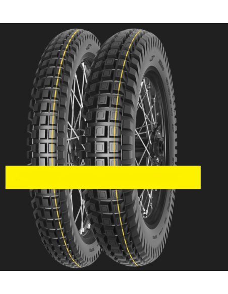 MITAS 80/100 -21 51P ENDURO HYBRID SUPER  TL M+S (Raya amarilla)