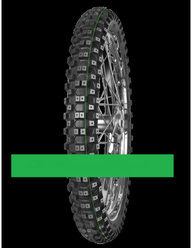 MITAS 90/90 B21 54R ENDURO TRAIL-RALLY SUPER LIGHT  MH TT (Raya verde) M+S