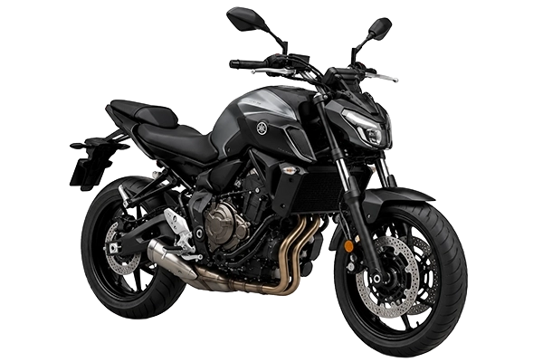 Moto enduro nera per pneumatici enduro
