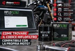 Come trovare il codice Hiflofiltro compatibile con la propria moto