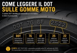DOT gomme moto: come leggerlo e capire l’anno di produzione